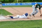 Baseball vs Babson NEWMAC Finals  Wheaton College vs Babson College play in the NEWMAC baseball championship finals. - (Photo by Keith Nordstrom) : Wheaton, baseball, NEWMAC, Babson